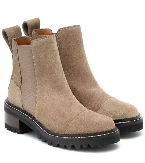 see by chloe chelsea boots|see by chloe studded boots.